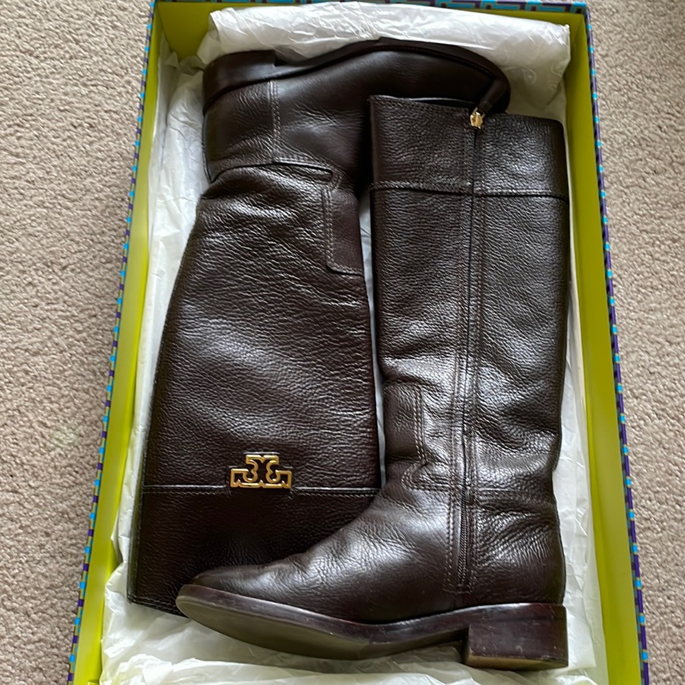 Tory Burch Joanna Riding Boot. Size 7.